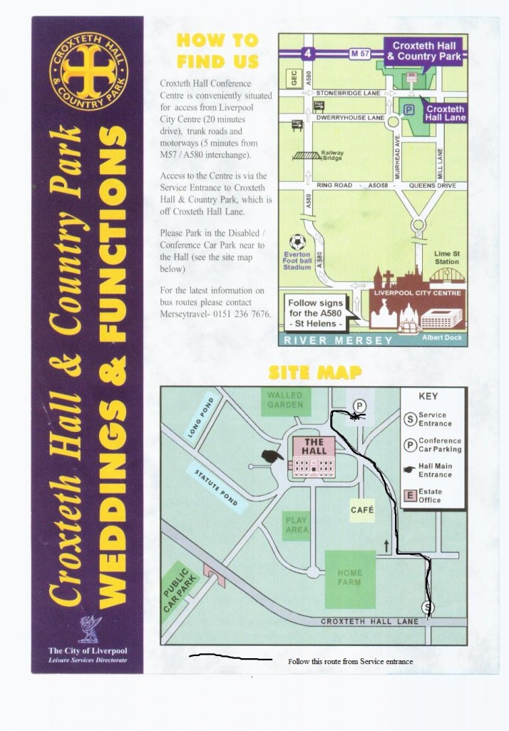 Croxteth Hall Park Maps